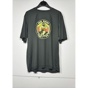 A4 T Shirt Mens XL Black Graphic Big Boys Run Too Print Casual Everyday Wear